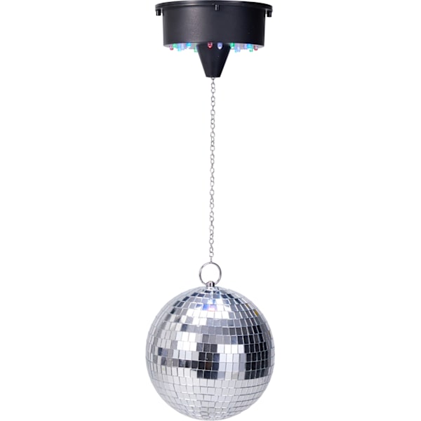 Discokula LED Silver 15cm multifärg