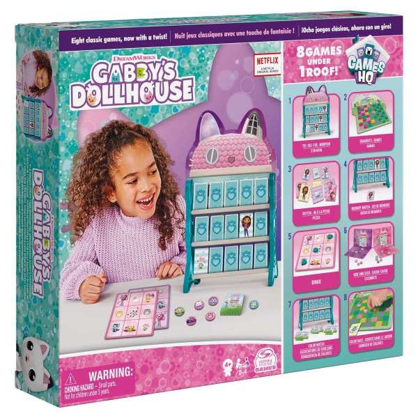 Gabby's Dollhouse 8-i-1 Sällskapsspel multifärg