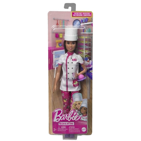 Barbie Career Docka Konditor HKT67 multifärg