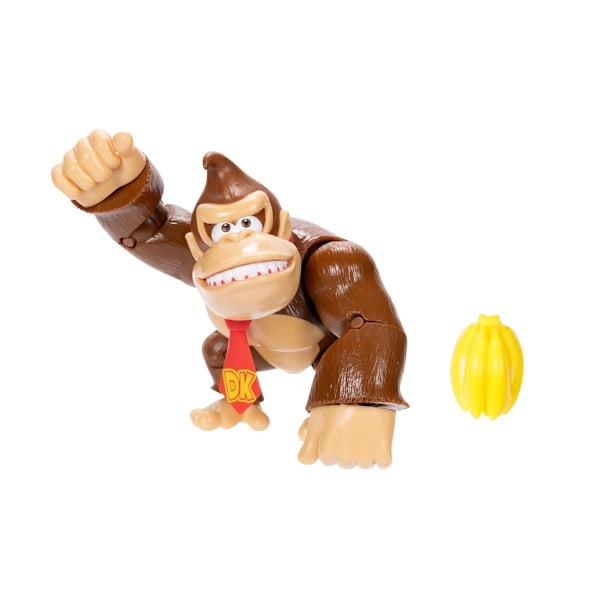 Donkey Kong Figur 10cm Donkey Kong with Bananas multifärg