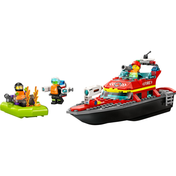 LEGO® City Brandräddningsbåt 60373