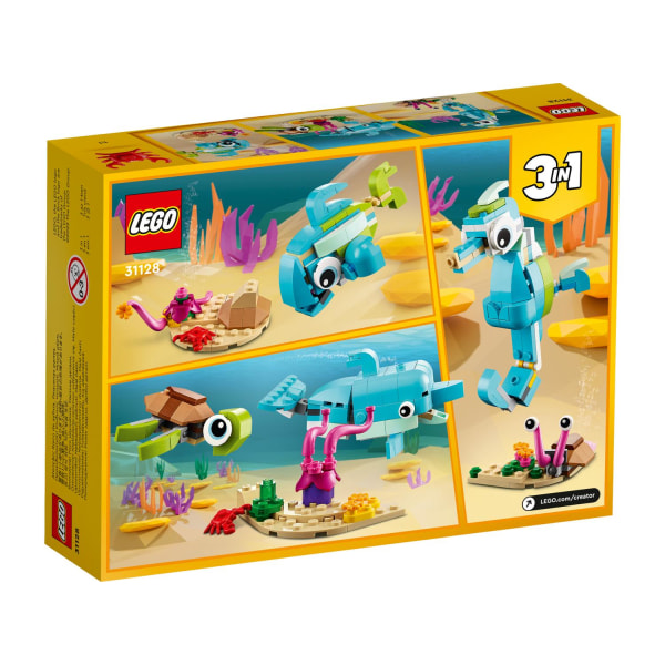 LEGO® Creator 3in1 Delfin och sköldpadda 31128 multifärg