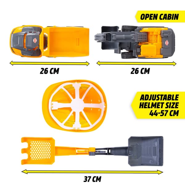 Dickie Toys Volvo Construction Lekset multifärg