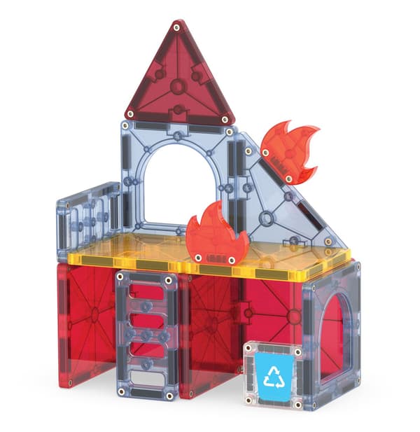 Magna-Tiles Fire Rescue 27 delar multifärg