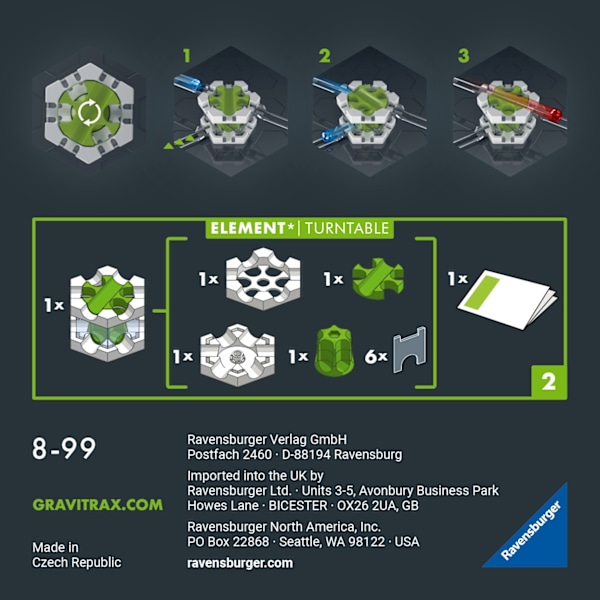GraviTrax PRO Element Turntable Expansion multifärg