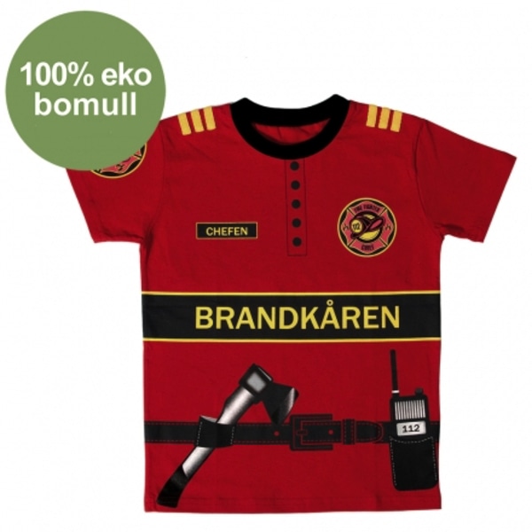 T-Shirt Brandman Strl. L Red L