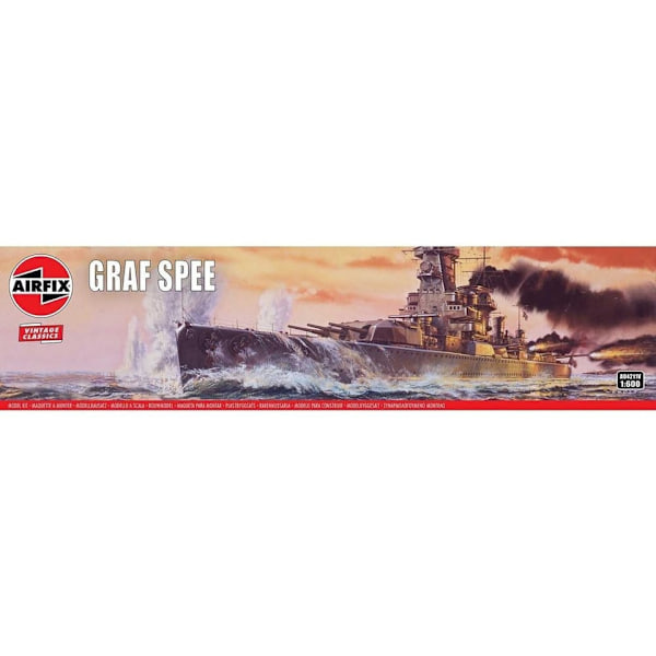 Airfix Vintage Classics Graf Spee 1:600 A04211V multifärg