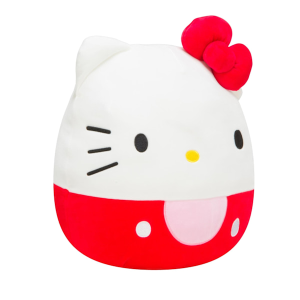 Squishmallows 30cm Hello Kitty Röd rosett multifärg