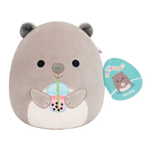 Squishmallows 19cm Wesley Wombat multifärg