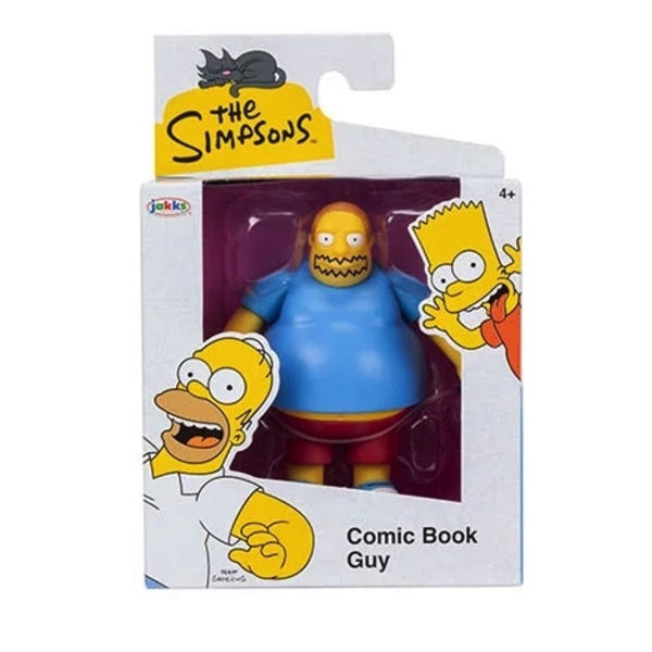 The Simpsons Figur 6cm Comic Book Guy multifärg