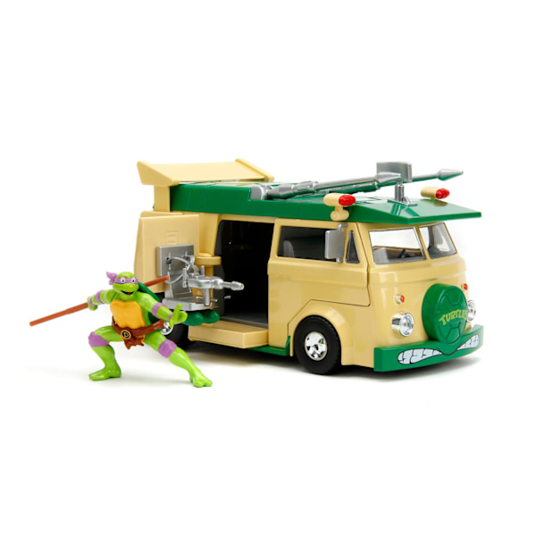 Turtles Donatello & Party Wagon 1:24 multifärg