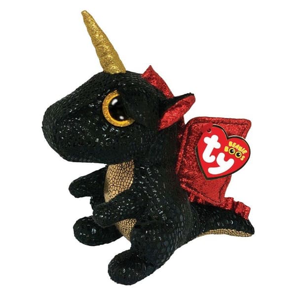 TY Beanie Boos GRINDAL Drake med horn reg multifärg
