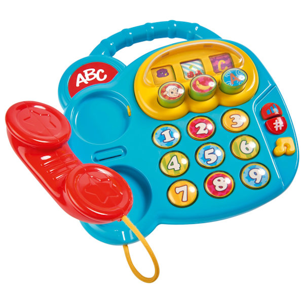 ABC Färgglad Telefon med ljud multifärg