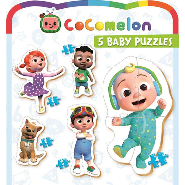 Educa Cocomelon Babypussel 5-pack 3-5 bitar multifärg