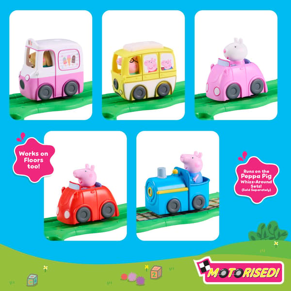 Greta Gris Whizz Around Fordon Georges Little Blue train multifärg
