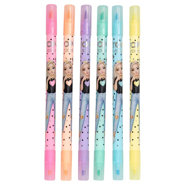 TOPModel Pastelltuschpennor 6-pack