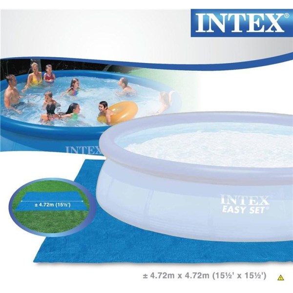 INTEX Markskydd till pool 472x472cm