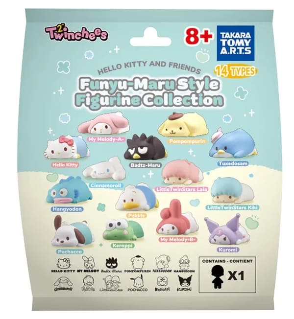 Twinchees Funyu-Maru Minifigur Hello Kitty multifärg