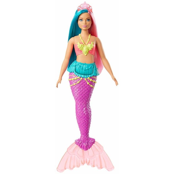 Barbie Dreamtopia Mermaid Doll Aprikos Tiara GJK11 multifärg