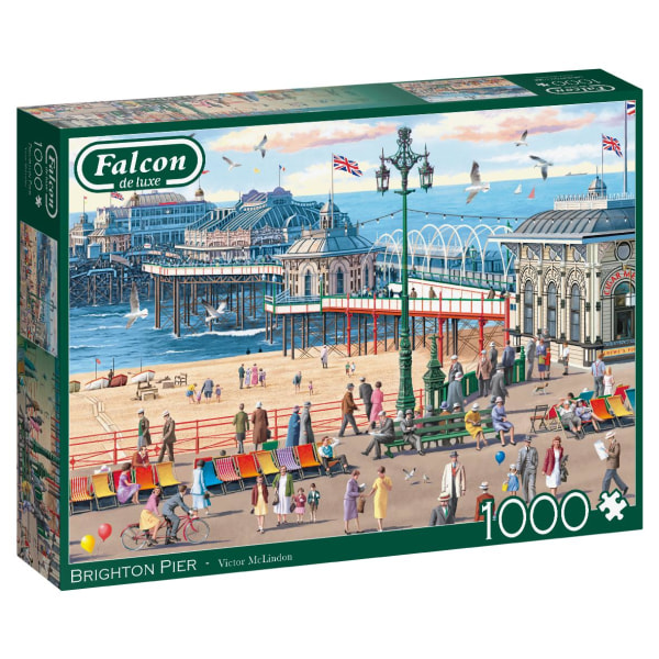 Falcon de Luxe Brighton Pier Pussel 1000 bitar multifärg