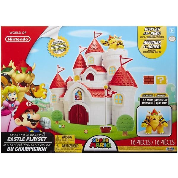 Super Mario Mushroom Kingdom Castle Lekset multifärg