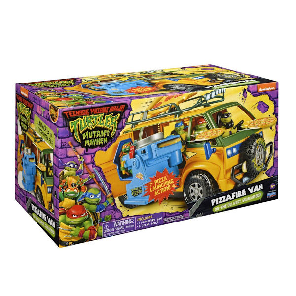 Turtles Mutant Mayhem Pizza Delivery Van multifärg