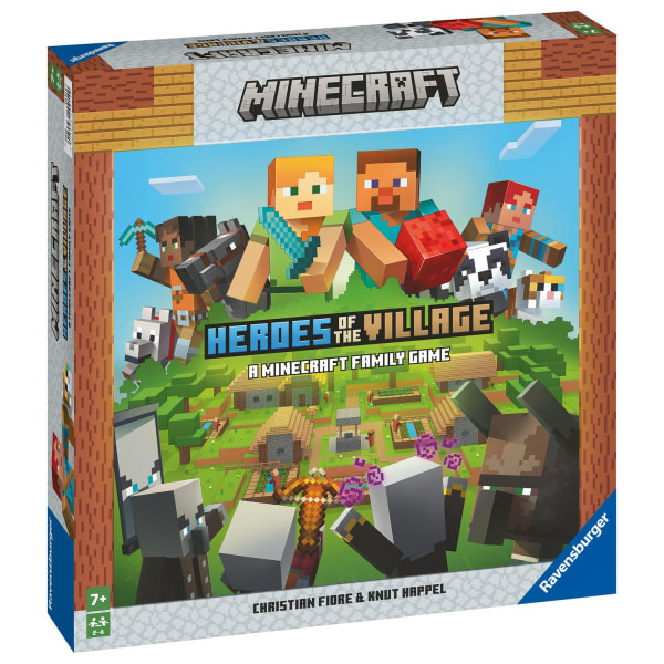 Minecraft Heroes Save The Village Sällskapsspel SV/DA/NO/FI multifärg