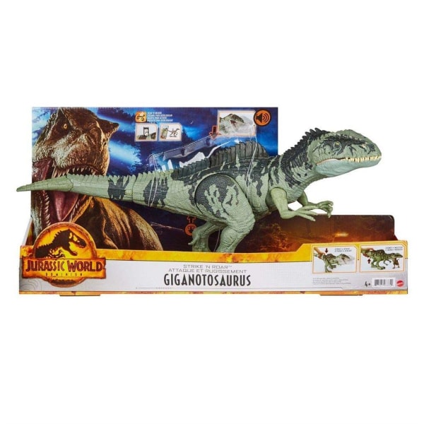 Jurassic World Strike ‘N Roar Giganotosaurus multifärg