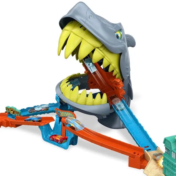 Hot Wheels City Shark Chomp Beach multifärg