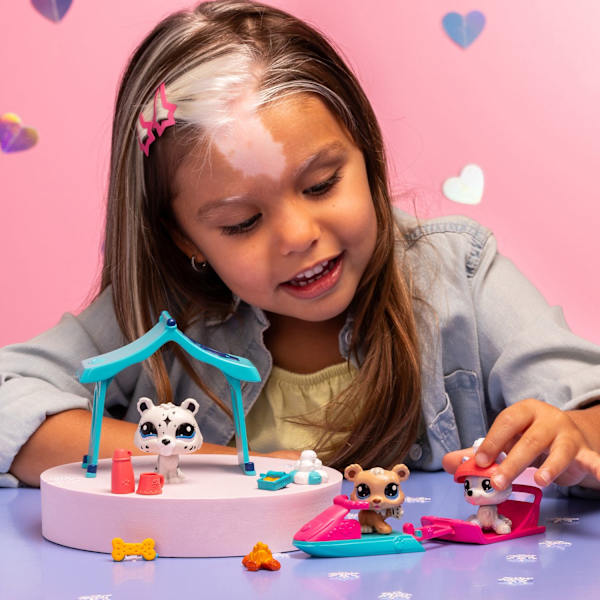 Littlest Pet Shop Snowy Day Play Pack multifärg