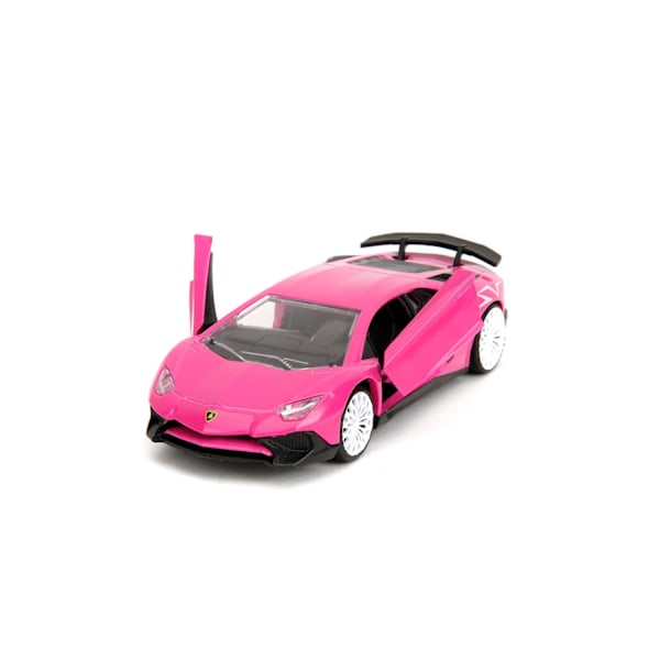 Pink Slips Bil Metall 1:32 Lamborghini Aventador SV multifärg