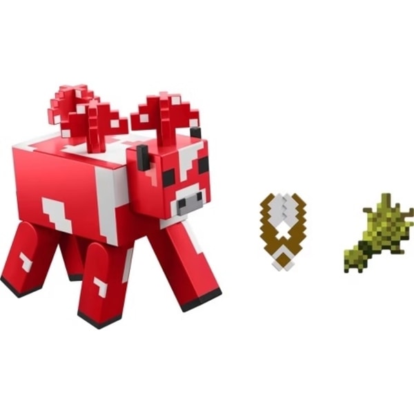 Minecraft Figur Mooshroom multifärg