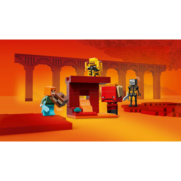 LEGO® Minecraft Lavastriden i Nether 21266