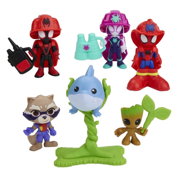 Spidey Amazing Friends Rescue Webs Figurpaket multifärg