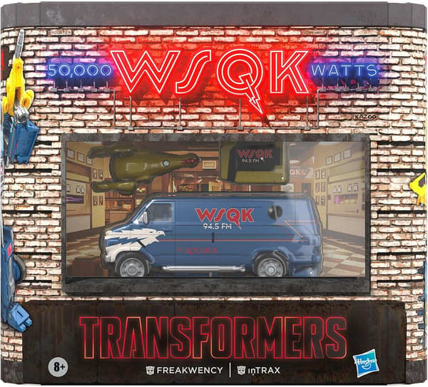 Transformers Stranger Things WSQK Freakwency/8-Trax multifärg
