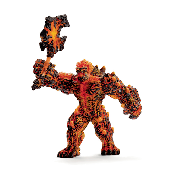 schleich® ELDRADOR® Creatures Lava-golem med vapen 42447 Vulkanröd