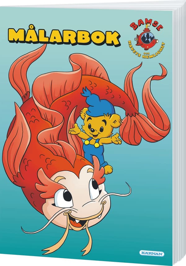 Bamse och Havets hemlighet Målarbok multifärg