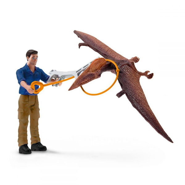 schleich® DINOSAURS Jakt med Jetpack 41467 multifärg