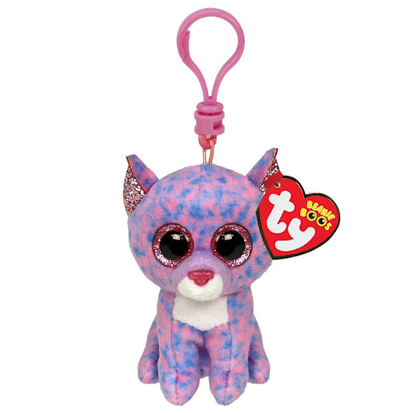 TY Beanie Boos clip CASSIDY Katt multifärg