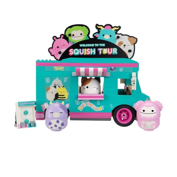 BLDR Squishmallows Byggset Squish Tour Van multifärg