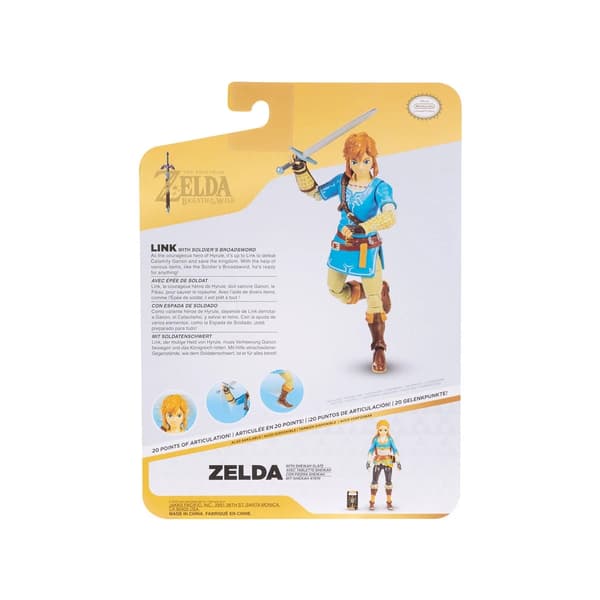 Zelda Figur Link with Soldiers Broadsword multifärg