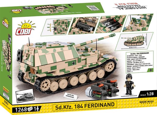 Cobi Sd.Kfz. 184 Ferdinand 1:28 2583 multifärg