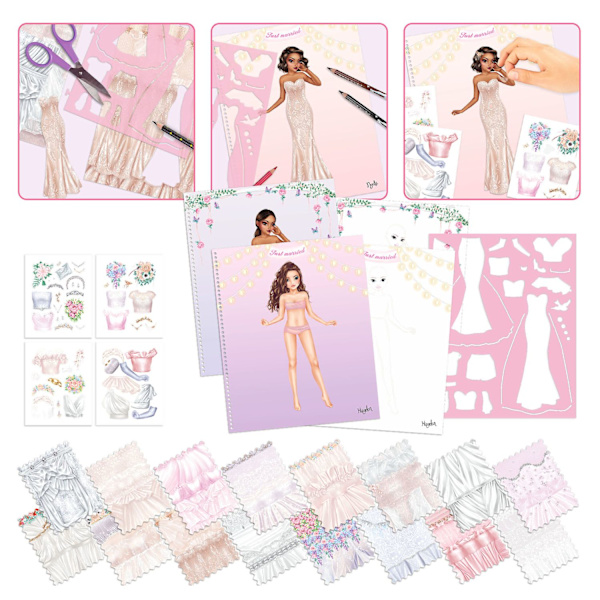 TOPModel Wedding Designbok multifärg