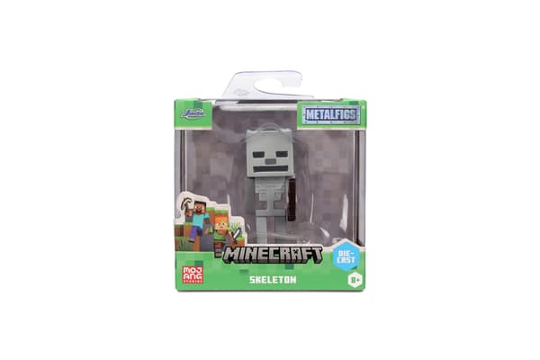 Minecraft Metallfigur 1-pack 2,5" W4 Skeleton
