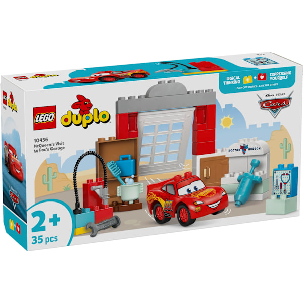 LEGO® DUPLO McQueens besök i Docs garage 10456