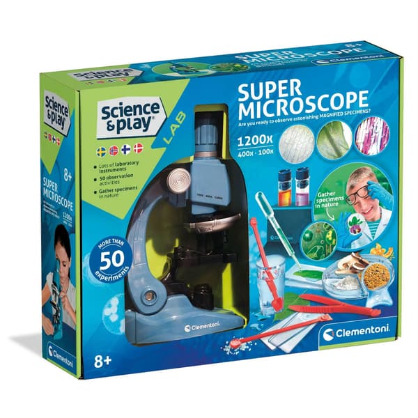Science & Play Super Microscope SE/DK/FI/NO multifärg