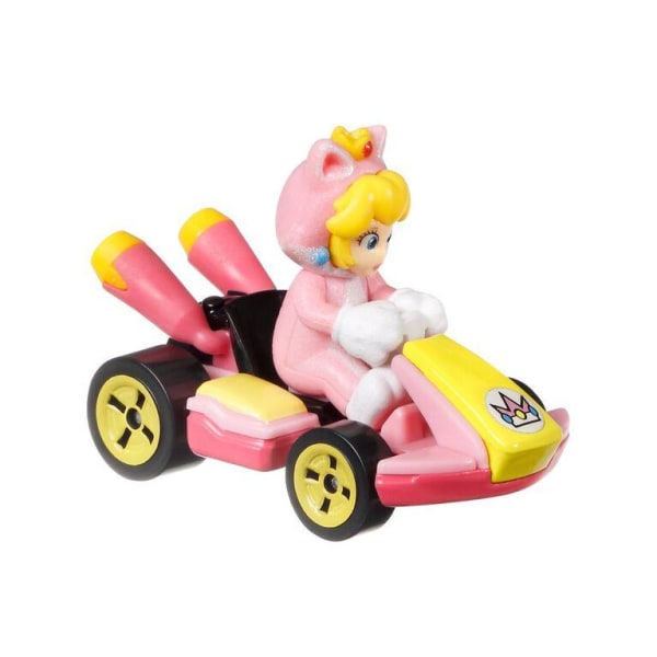 Hot Wheels Mario Kart CAT PEACH Standard Kart multifärg