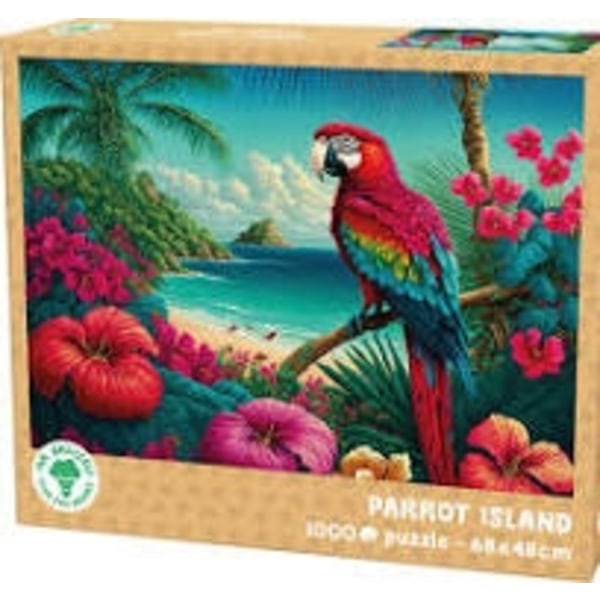Mr Broccoli Parrot Island Pussel 1000 bitar multifärg