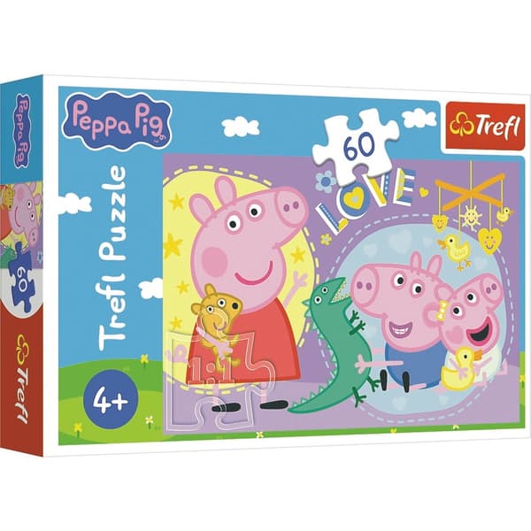 Trefl Greta Gris Pussel 60 bitar 17414 multifärg