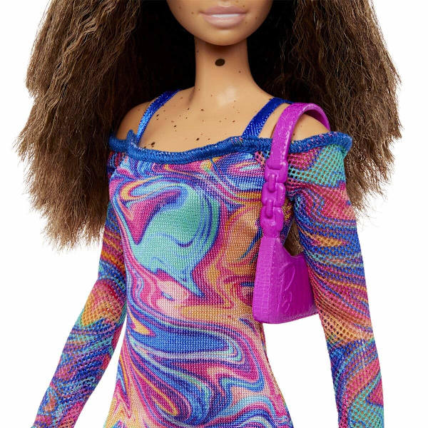 Barbie Fashionistas Rainbow Marble Swirl 206